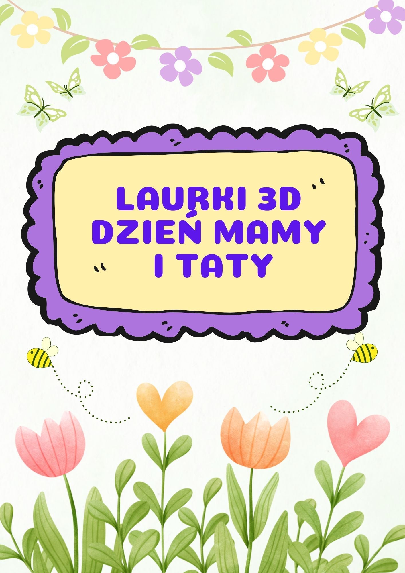 Laurki 3d dzień mamy i taty PDF - edu - skarbnica.pl