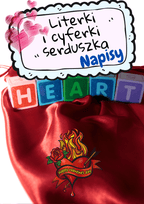 Literki i cyferki - wzór serduszka - edu - skarbnica.pl