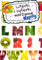 Literki i cyferki - wzór warzywne - edu - skarbnica.pl