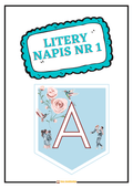 LITERY NAPIS NR 1 dla dzieci PDF - edu - skarbnica.pl