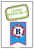 LITERY NAPIS NR 3 PDF dla dzieci - edu - skarbnica.pl