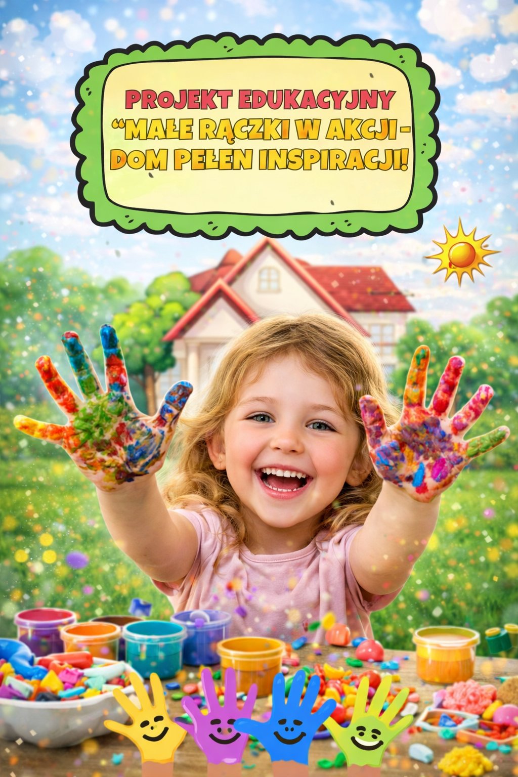 „Małe rączki w akcji - dom pełen inspiracji! – projekt edukacyjny - edu - skarbnica.pl