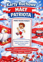 „Mały patriota” - karty ruchowe - edu - skarbnica.pl