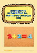 Mata podłogowa XXL - dodawanie do 20 - edu - skarbnica.pl