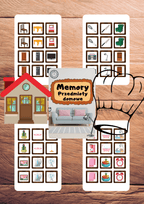 Memory - przedmioty domowe gra PDF dla dzieci - edu - skarbnica.pl