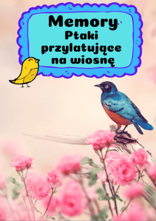 Memory - Ptaki przylatujące na wiosnę - edu - skarbnica.pl