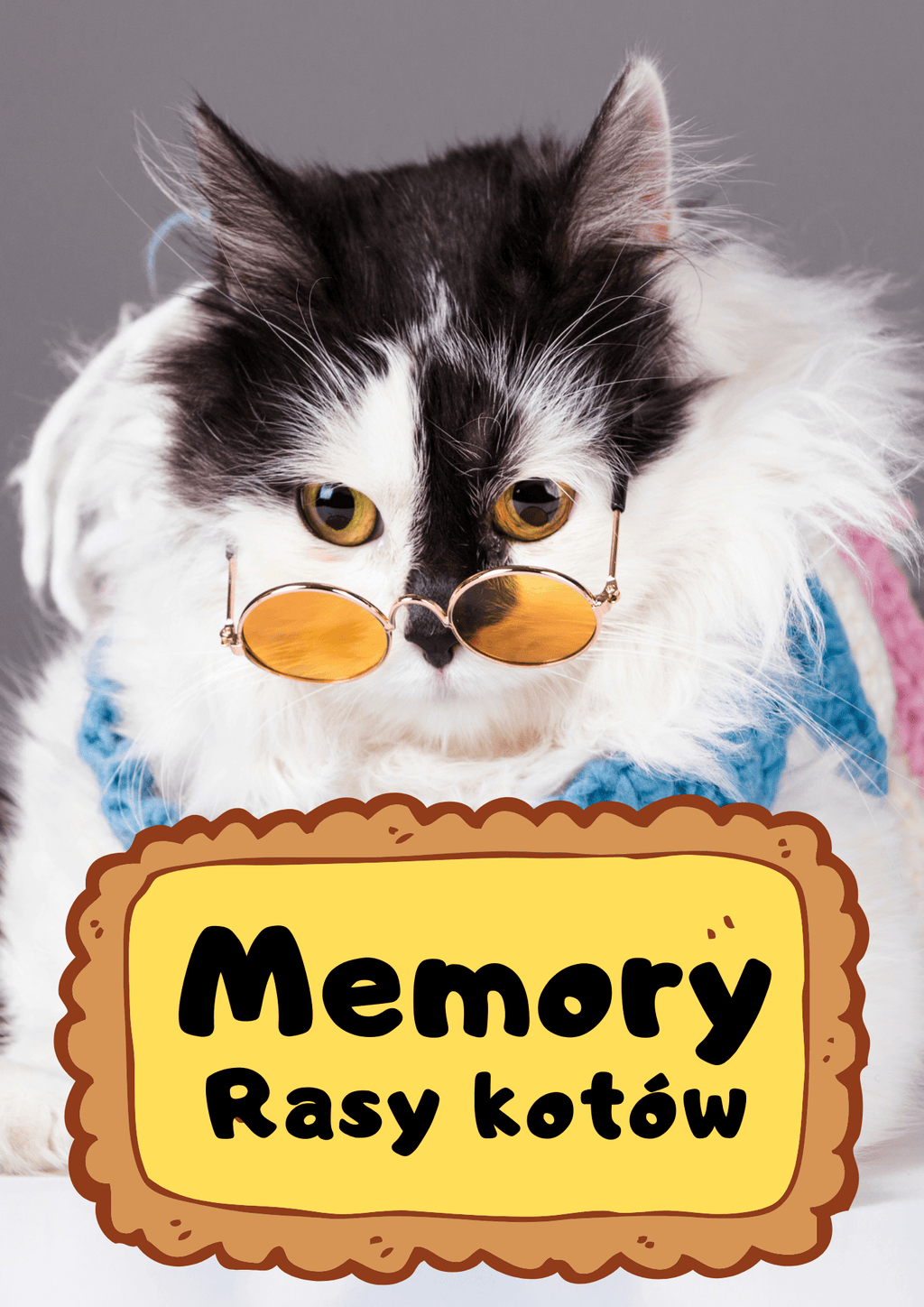 Memory - rasy kotów gra PDF dla dzieci - edu - skarbnica.pl
