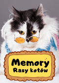 Memory - rasy kotów gra PDF dla dzieci - edu - skarbnica.pl