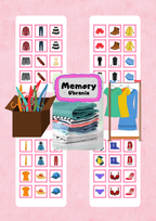 Memory - ubrania gra PDF dla dzieci - edu - skarbnica.pl