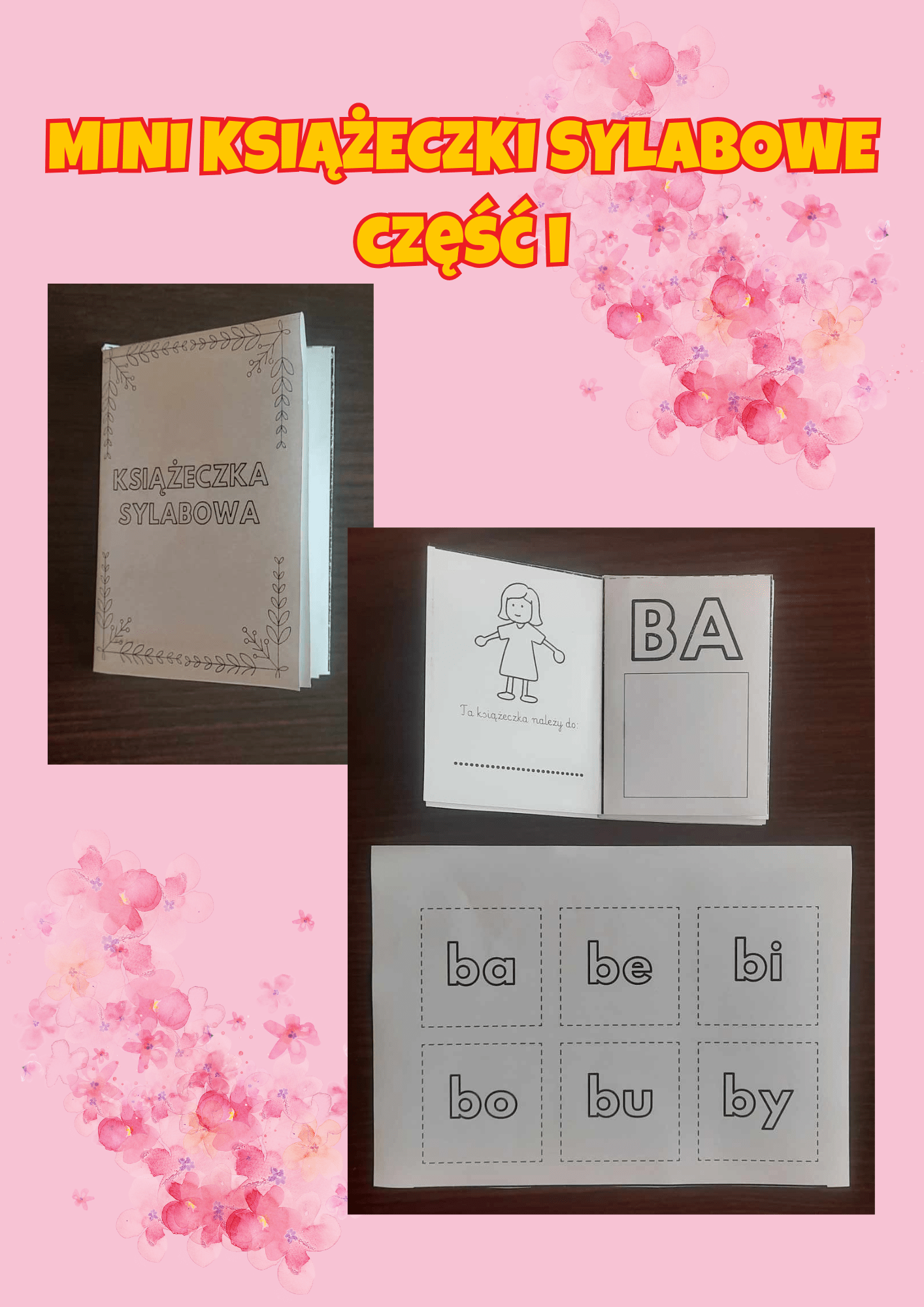 Mini książeczki sylabowe cz. I - edu - skarbnica.pl