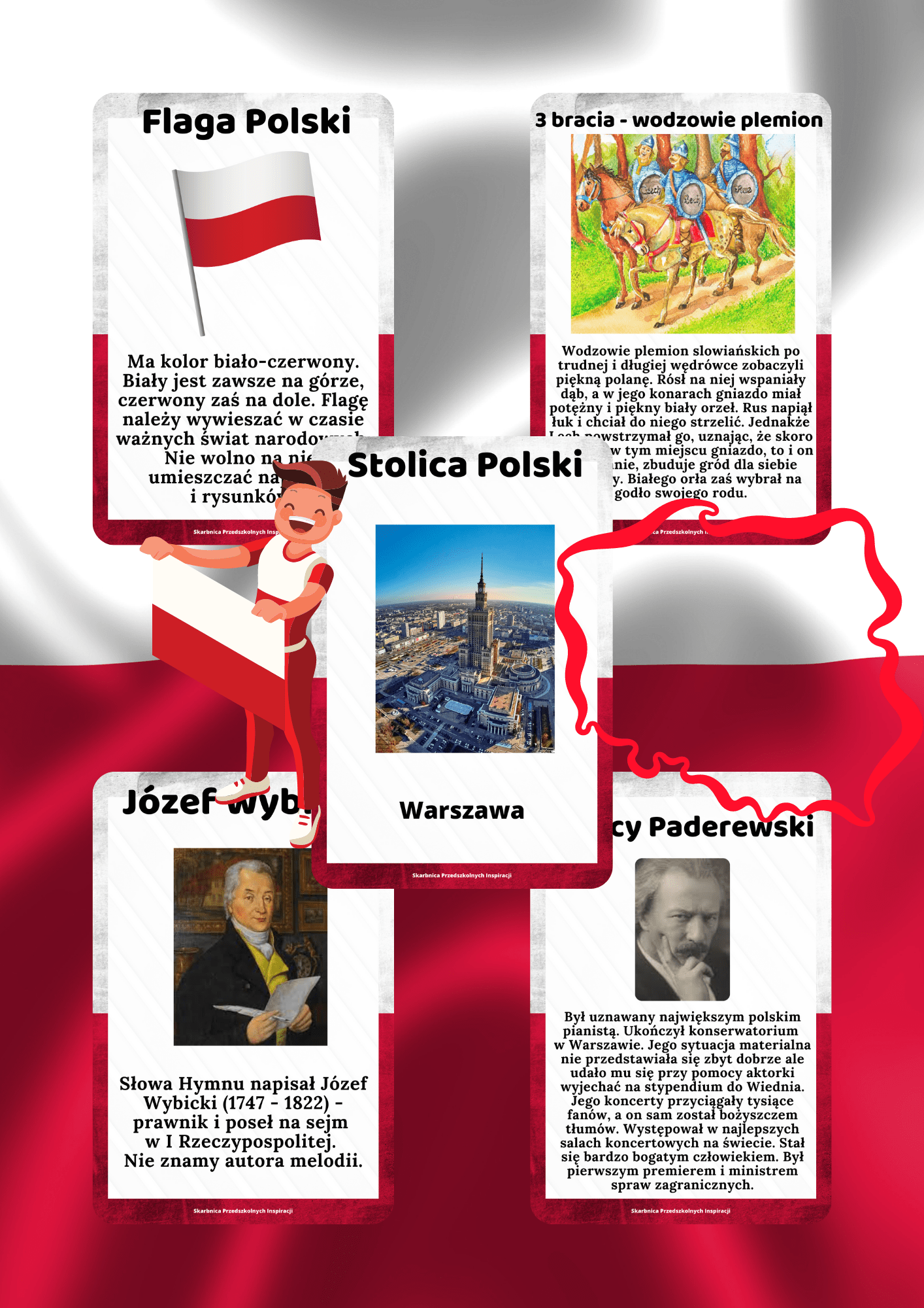Narodowe święta zestaw PDF dla dzieci - edu - skarbnica.pl
