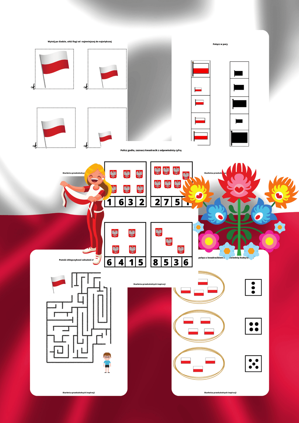 Narodowe święta zestaw PDF dla dzieci - edu - skarbnica.pl