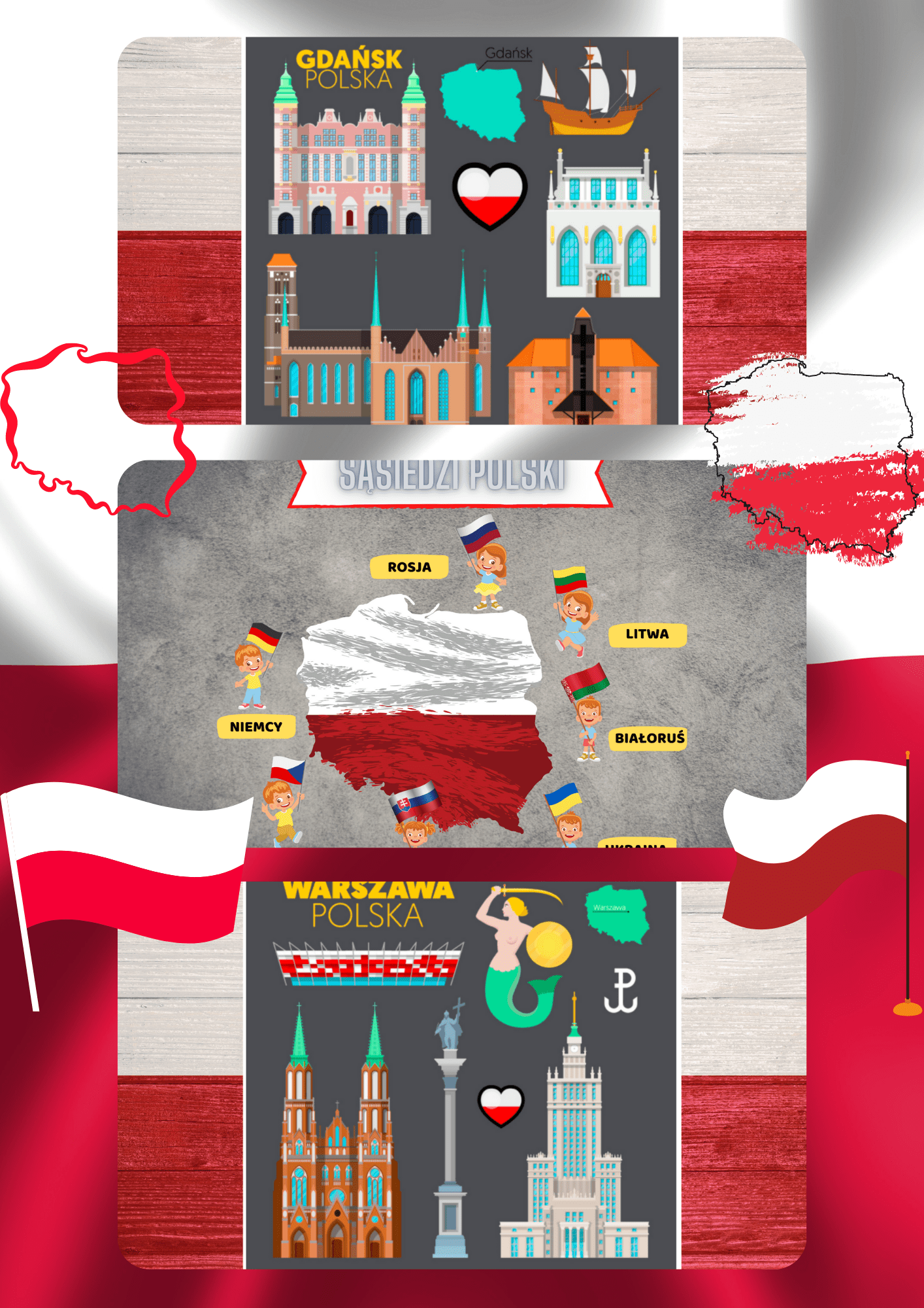 Narodowe święta zestaw PDF dla dzieci - edu - skarbnica.pl