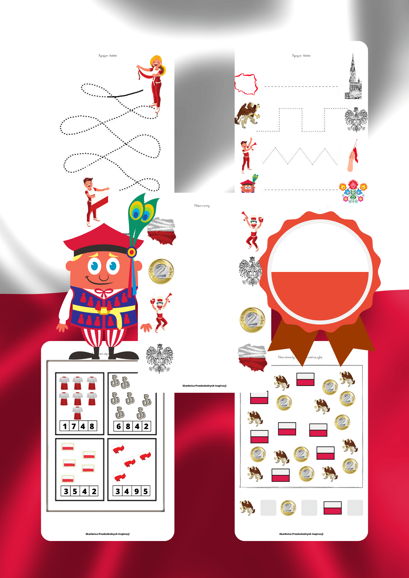 Narodowe święta zestaw PDF dla dzieci - edu - skarbnica.pl