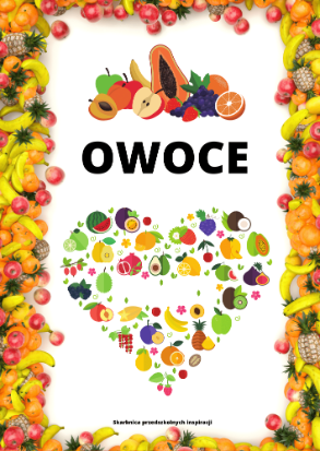 Owoce zestaw PDF do nauki dzieci - edu - skarbnica.pl