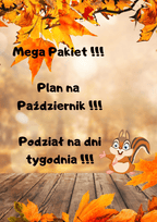 Plan miesięczny na Październik - edu - skarbnica.pl