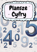 Plansze - Cyfry wiosenne PDF dla dzieci - edu - skarbnica.pl