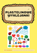 Plastelinowe wyklejanki - zestaw PDF dla dzieci - edu - skarbnica.pl