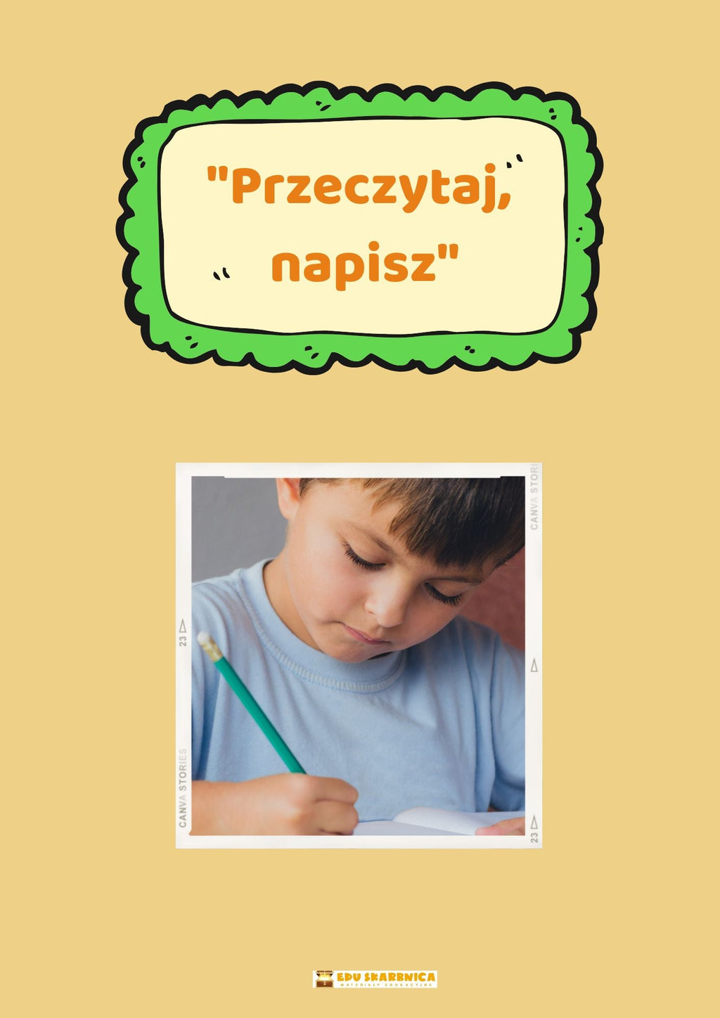 Przeczytaj, napisz PDF dla dzieci - edu - skarbnica.pl