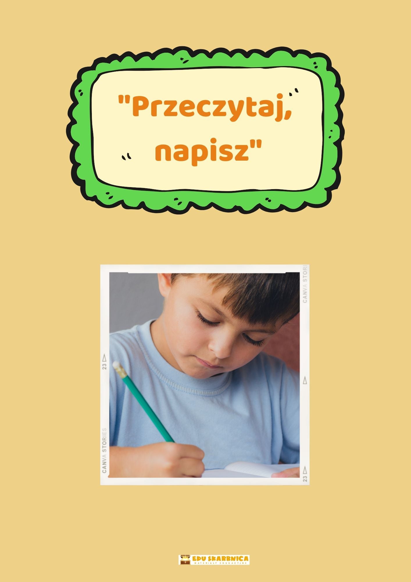 Przeczytaj, napisz PDF dla dzieci - edu - skarbnica.pl