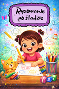 Rysowanie po śladzie zestaw dla dzieci - edu - skarbnica.pl