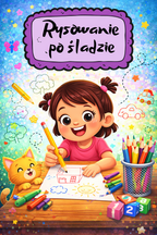 Rysowanie po śladzie zestaw dla dzieci - edu - skarbnica.pl