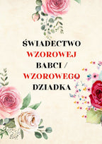 Świadectwo Wzorowego Dziadka i Babci - edu - skarbnica.pl
