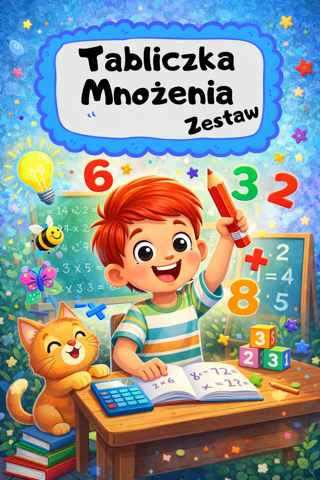 Tabliczka mnożenia zestaw dla dzieci - edu - skarbnica.pl