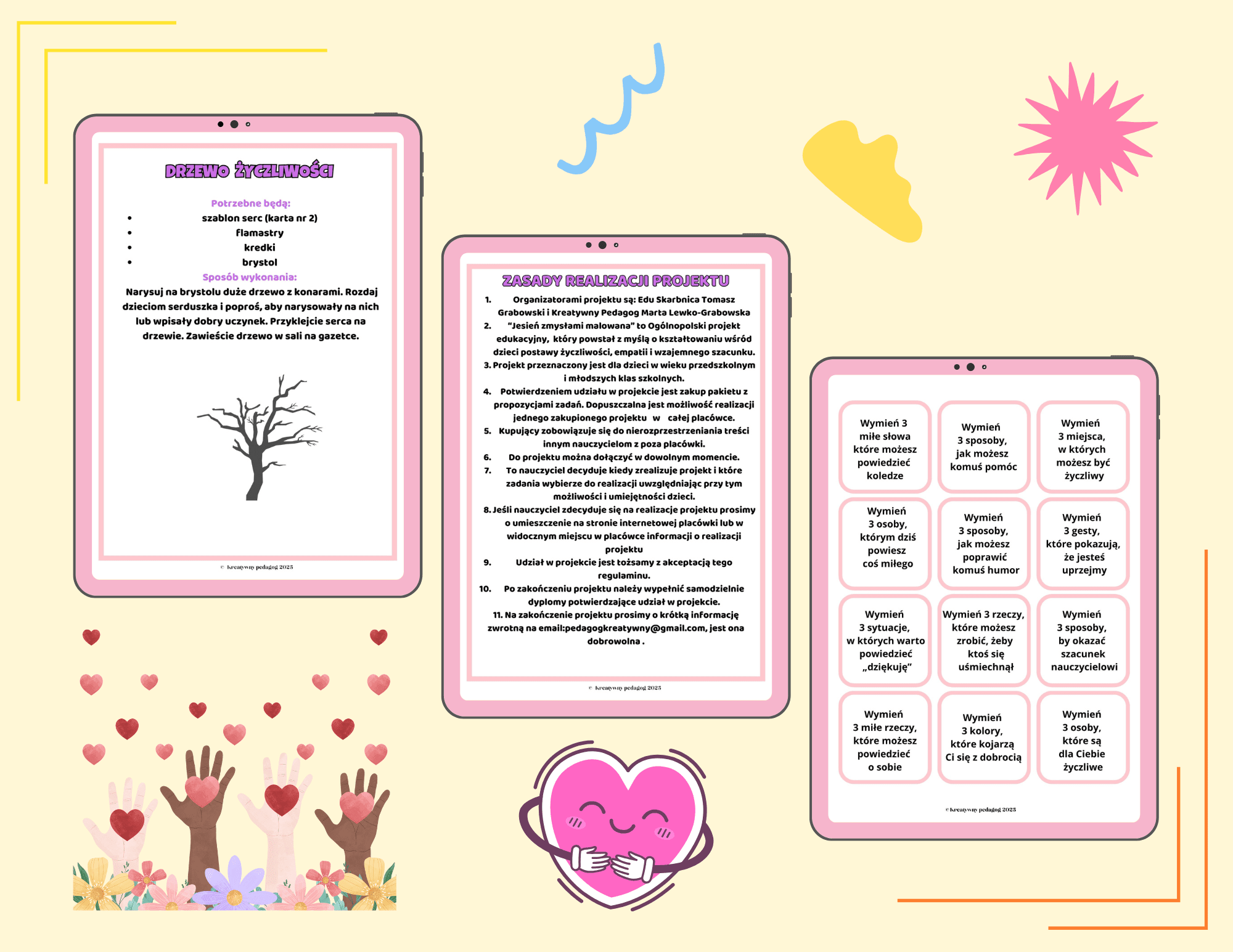 „Tydzień życzliwych serc” - projekt edukacyjny - edu - skarbnica.pl