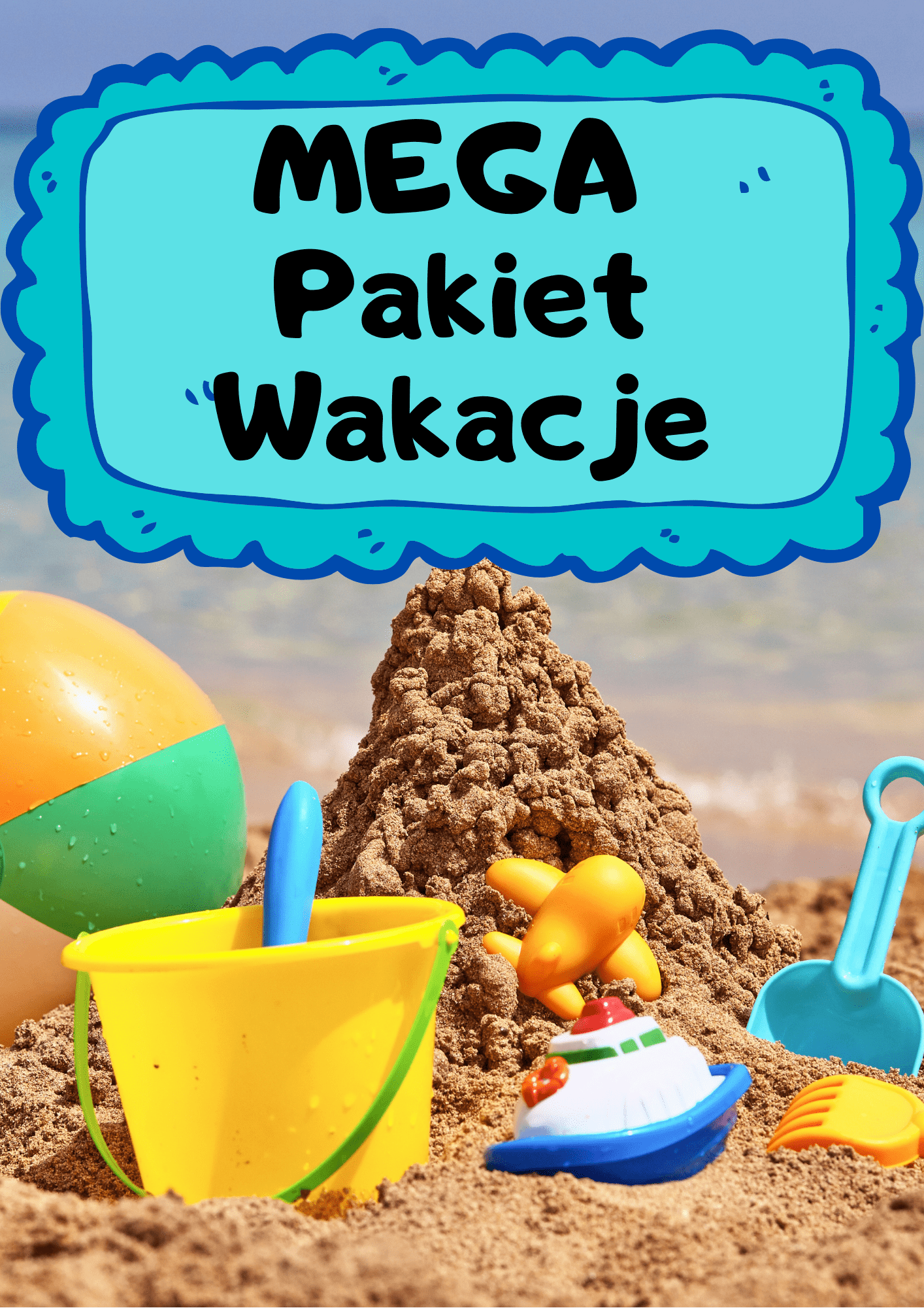 Wakacje - 5 Scenariuszy, Zestaw PDF, Prezentacja, 4 Gry - edu - skarbnica.pl