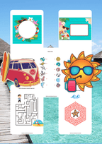 Wakacje - 5 Scenariuszy, Zestaw PDF, Prezentacja, 4 Gry - edu - skarbnica.pl