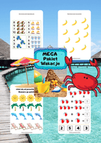 Wakacje - 5 Scenariuszy, Zestaw PDF, Prezentacja, 4 Gry - edu - skarbnica.pl