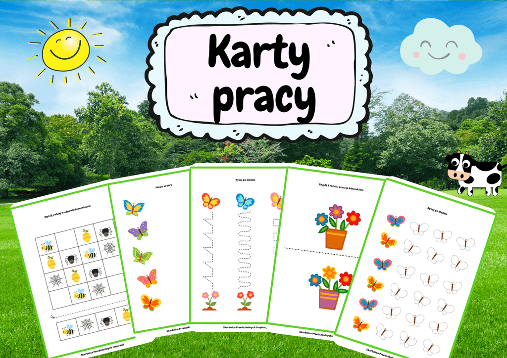 Wiosenne karty - bezpłatne PDF - edu - skarbnica.pl