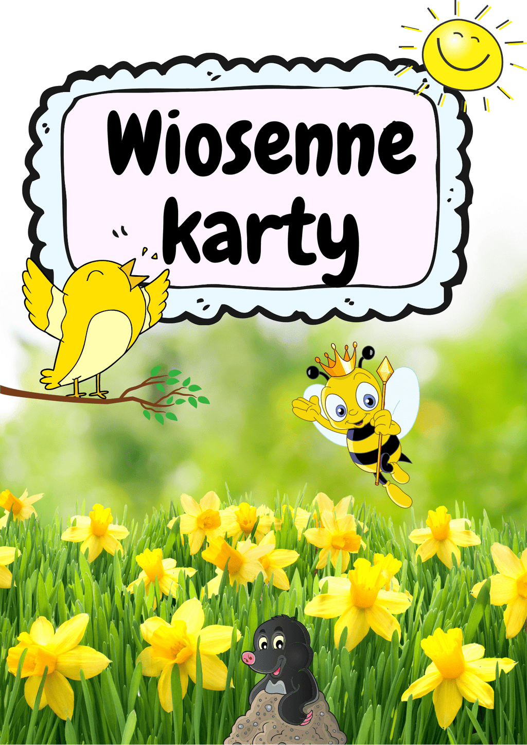 Wiosenne karty - bezpłatne PDF - edu - skarbnica.pl
