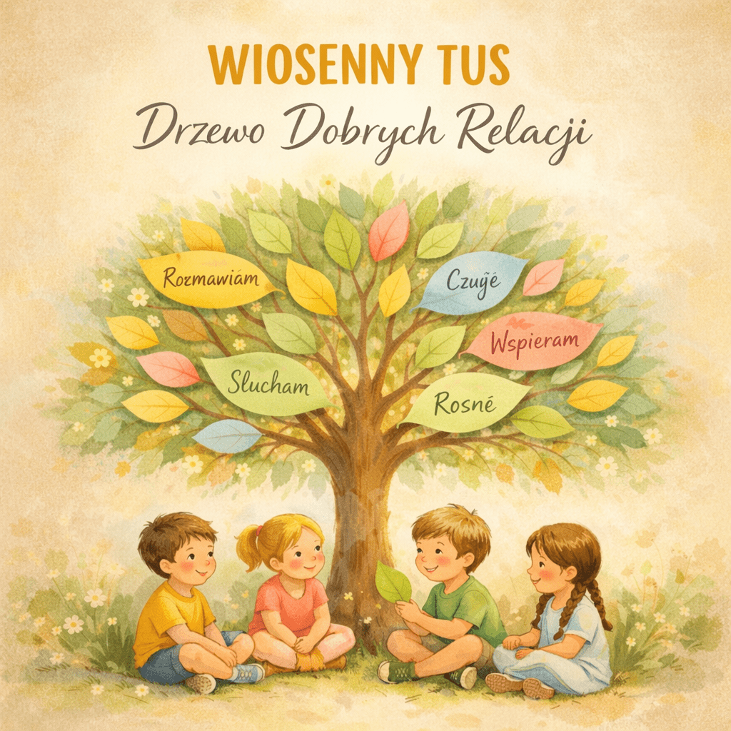 Wiosenny TUS - „Drzewo dobrych relacji” - edu - skarbnica.pl