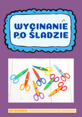 Wycinanie po śladzie PDF dla dzieci - edu - skarbnica.pl