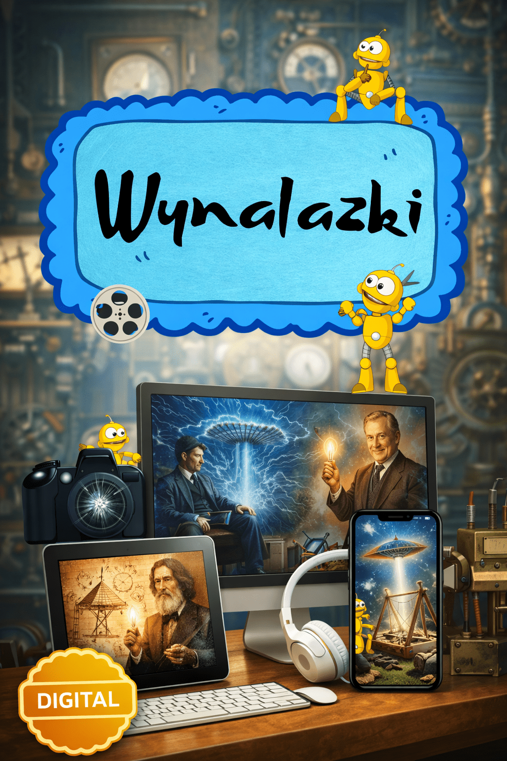 Wynalazki zestaw edukacyjny dla dzieci - edu - skarbnica.pl