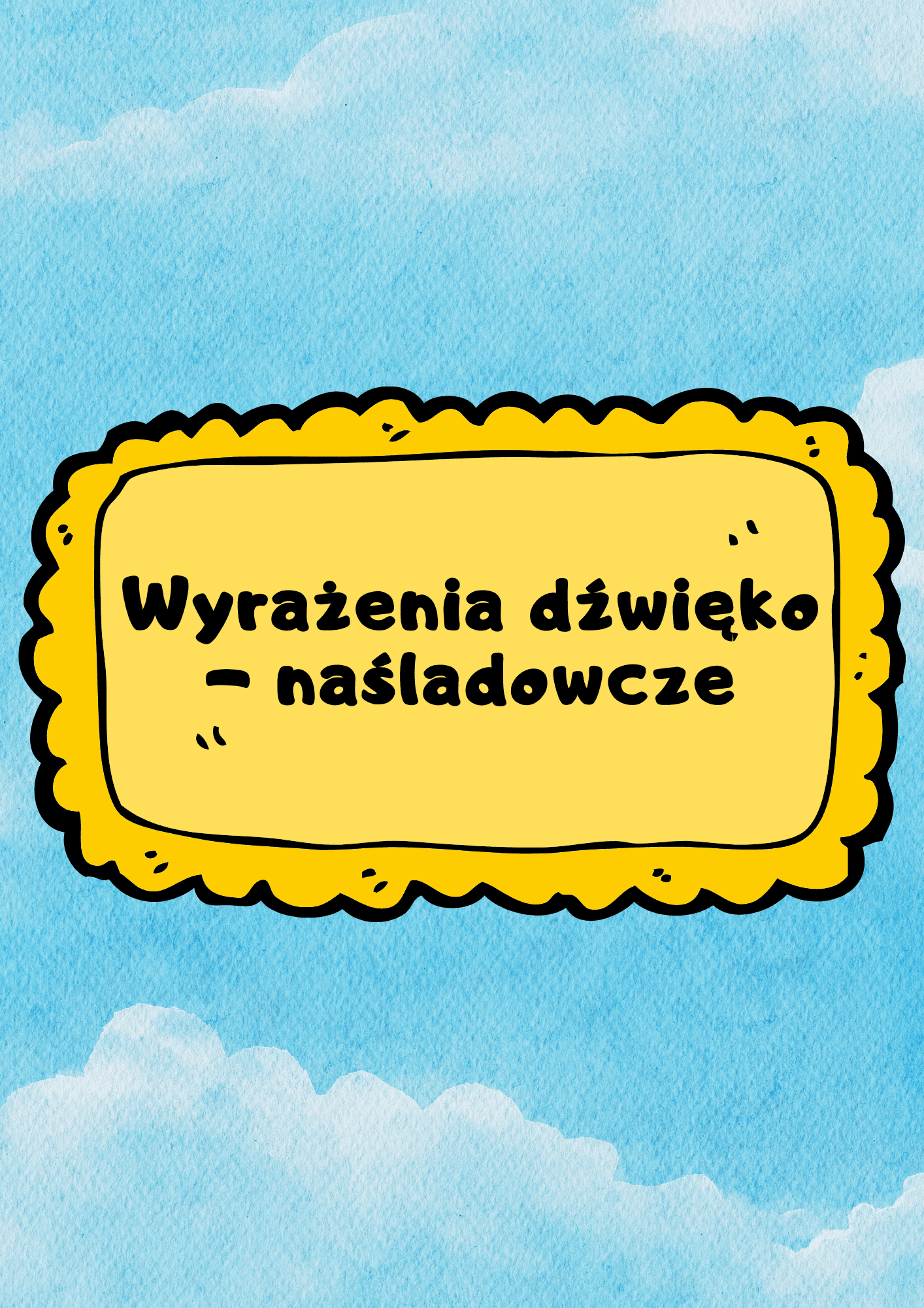 Wyrażenia dźwiękonaśladowcze PDF - edu - skarbnica.pl