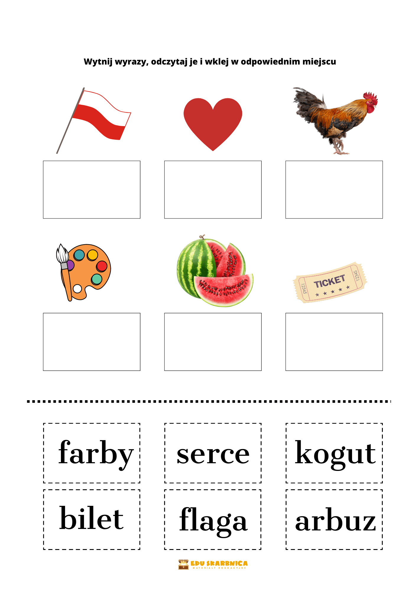 Wytnij, przeczytaj i przyklej - zestaw PDF - edu - skarbnica.pl