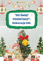 "Do świąt pozostało" - dekoracja XXL - Boże narodzenie