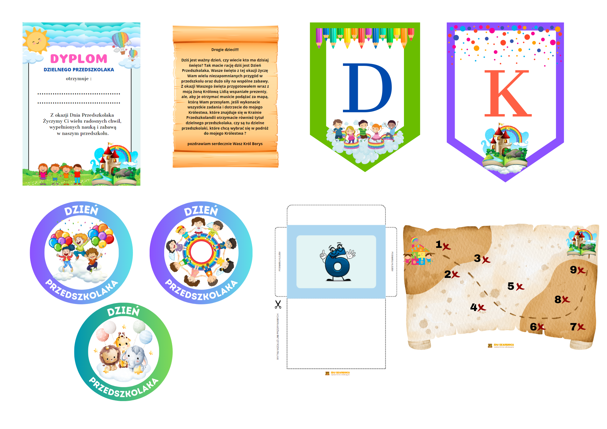 Dzień przedszkolaka - zestaw + scenariusz - edu - skarbnica.pl