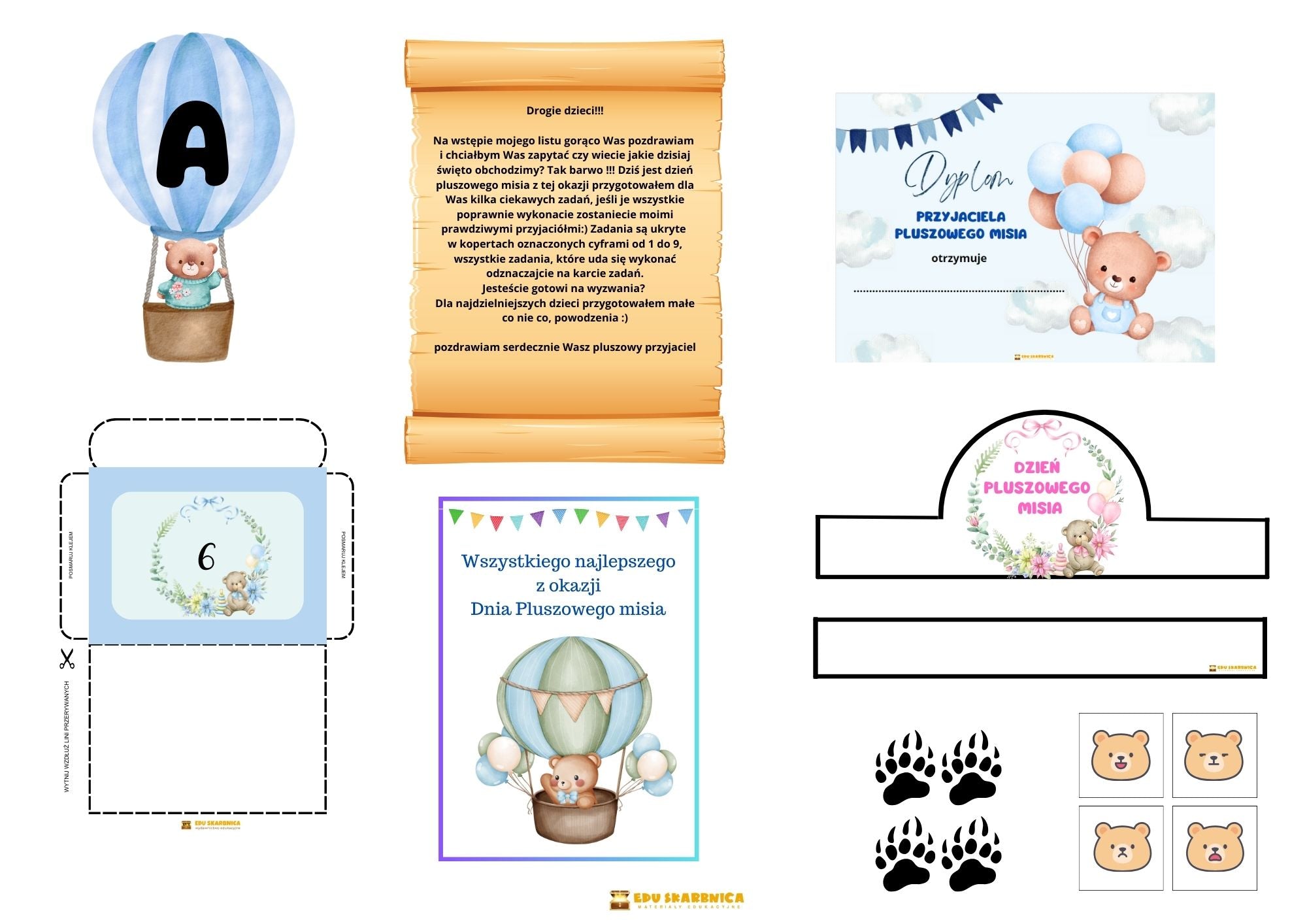Dzień pluszowego misia - gra terenowa - edu - skarbnica.pl
