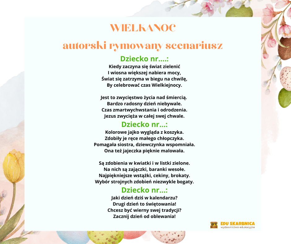 Wielkanoc - autorski scenariusz