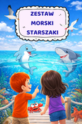 Zestaw Morski starszaki dla dzieci - edu - skarbnica.pl