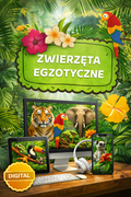 Zwierzęta Egzotyczne dla dzieci - edu - skarbnica.pl